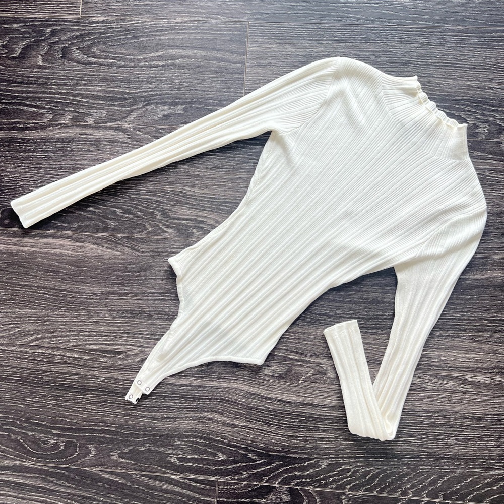 Abercrombie Ribbed Turtleneck Bodysuit